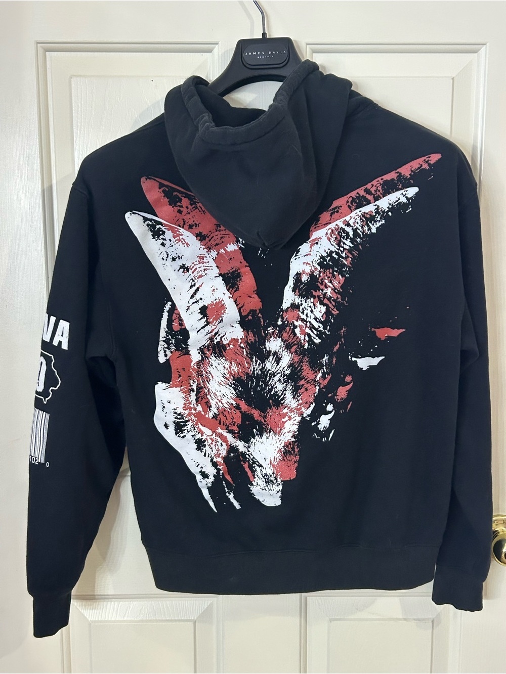 Slipknot Hoodie Men M Black 20th Anniversary Iowa Goat Metal Fleece Pullover